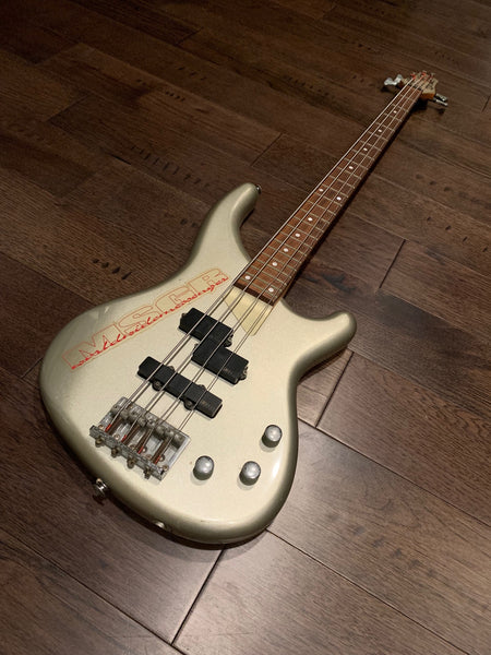 2000's Greco PXB-400 PJ Phoenix Electric Bass - Silver - P/J