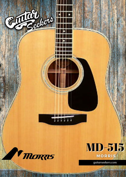 Morris - MD-515 Acoustic Guitar - MIJ – GuitarSeekers Texas