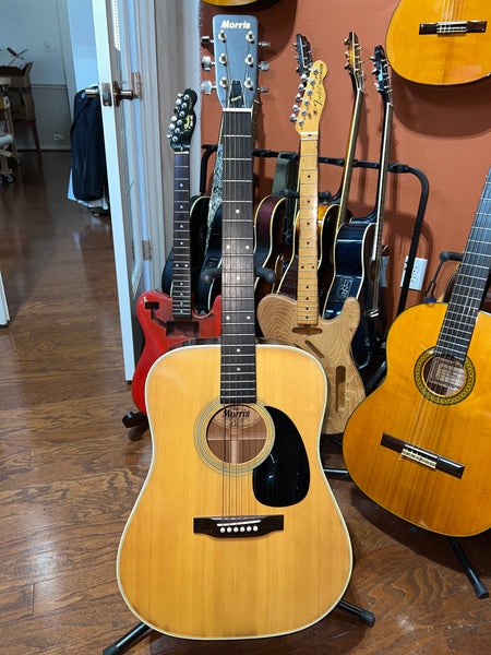 70s Morris - W-18 - Vintage Dreadnought Acoustic Guitar - Japan