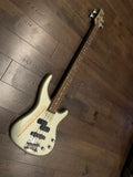 2000's Greco PXB-400 PJ Phoenix Electric Bass - Silver - P/J Pickup - Japan