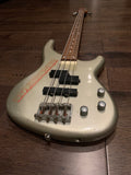 2000's Greco PXB-400 PJ Phoenix Electric Bass - Silver - P/J Pickup - Japan