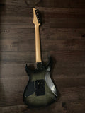 1990's Fernandes HSS Super Strat, Quilted Black Burst, MIJ