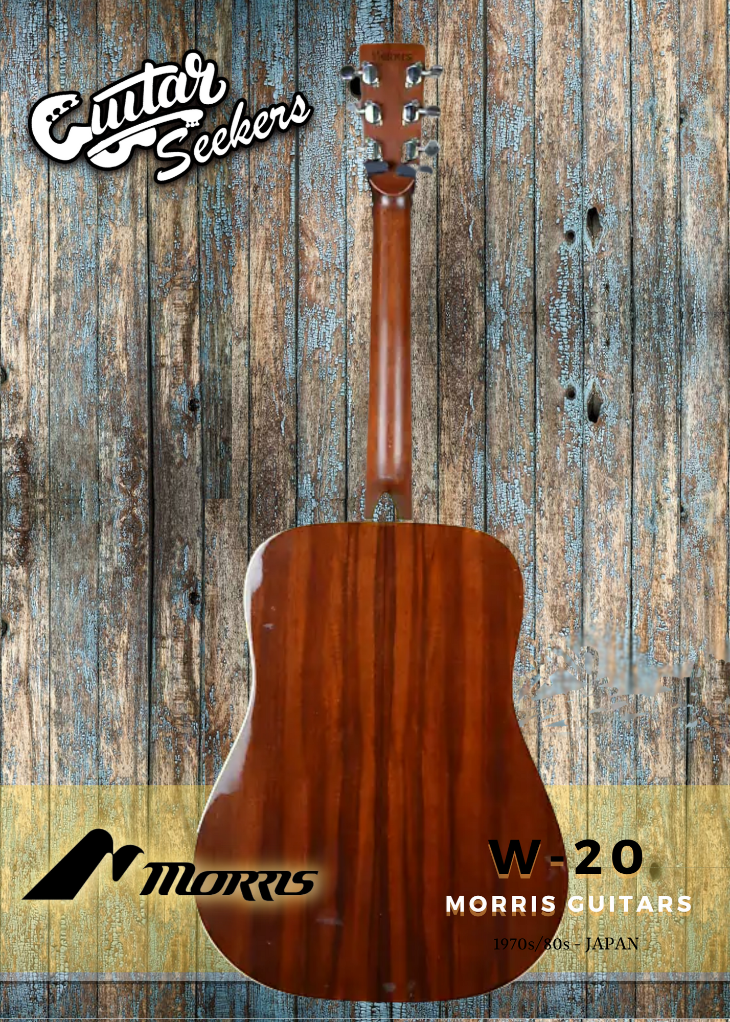 Morris W-20 Acoustic Guitar Made in Japan アコースティックギター