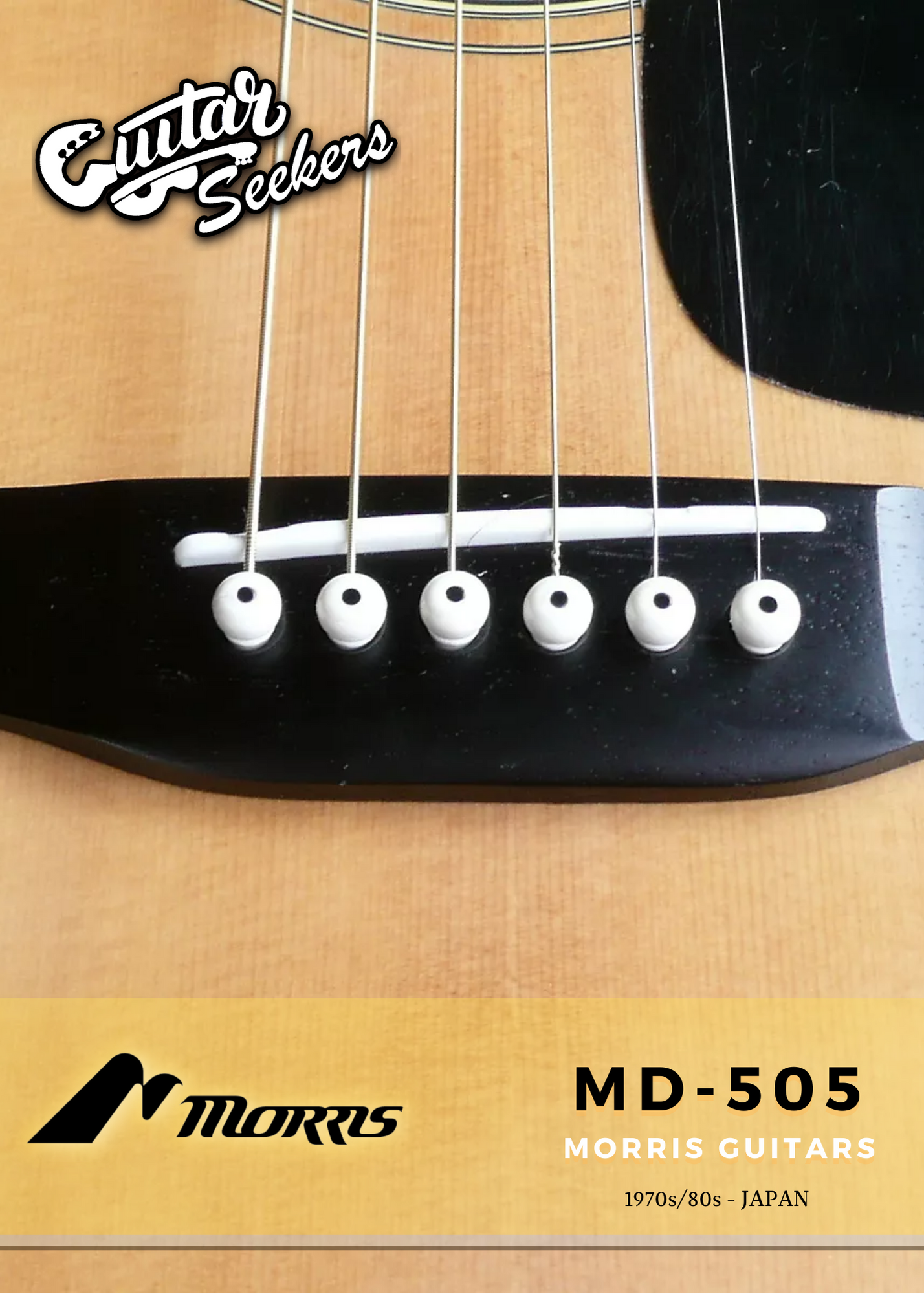 Morris - MD-505- Vintage Acoustic Guitar