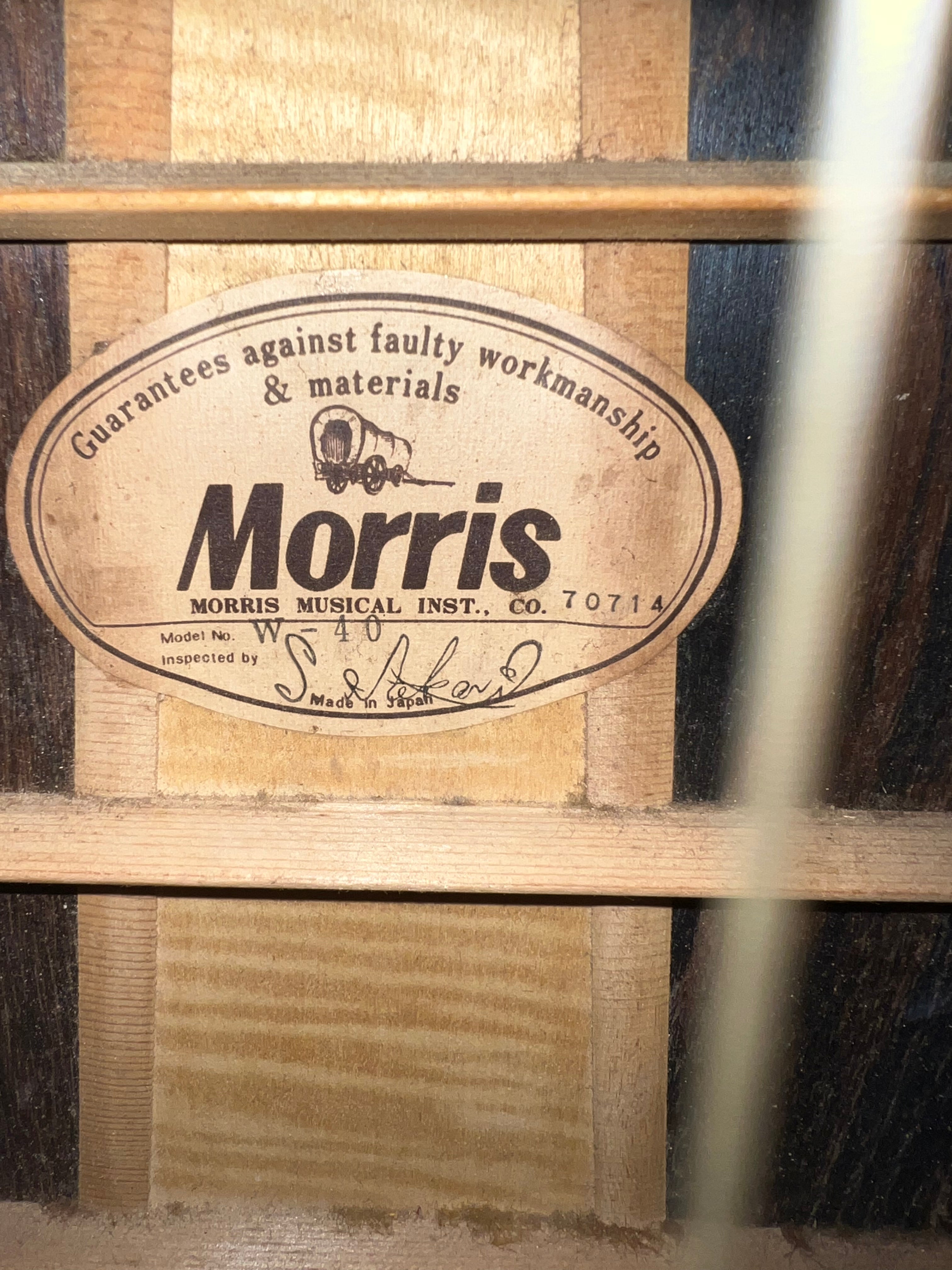 Morris W-40 - Vintage Acoustic 70s - MIJ - Free Ship