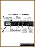 Zoom ZFX - C5.1t USB Guitar Audio Interface w/ foot controller - GuitarSean Texas Depot